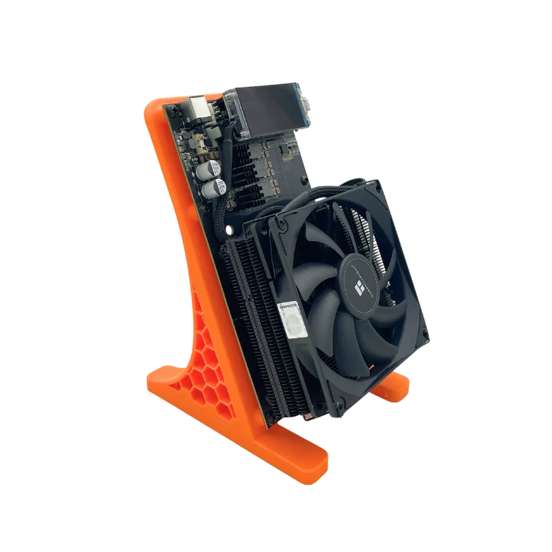 New original Bitaxe NerdQaxe++ 4.8TH/s 75W Bitcoin miner+12V10A power supply Solo Miner energy saving and silent