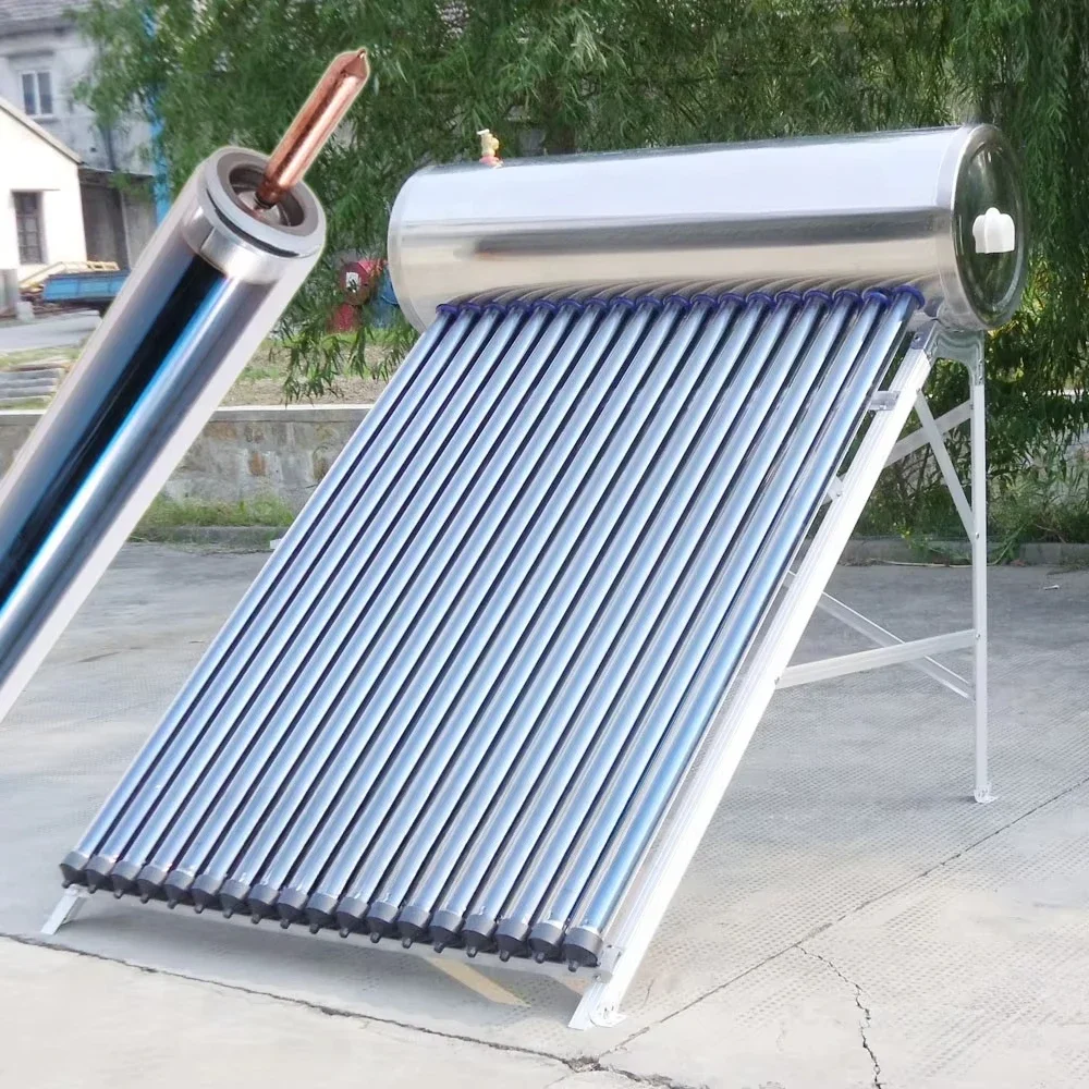 Hot Sale High-pressured Solar Water Heater With Copper Heat Pipe Vacuum Tubes