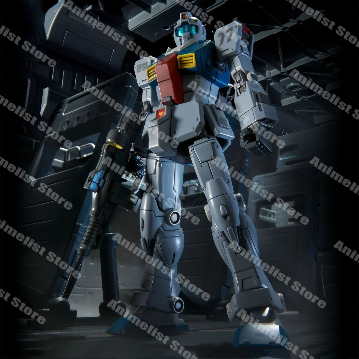 Gaoke-modelo de montaje Sleggar Hg 1/144 Rgm-79 Gm, Kit de colección de figuras de acción, Robot de plástico, Hobby, juguete para niños, regalos