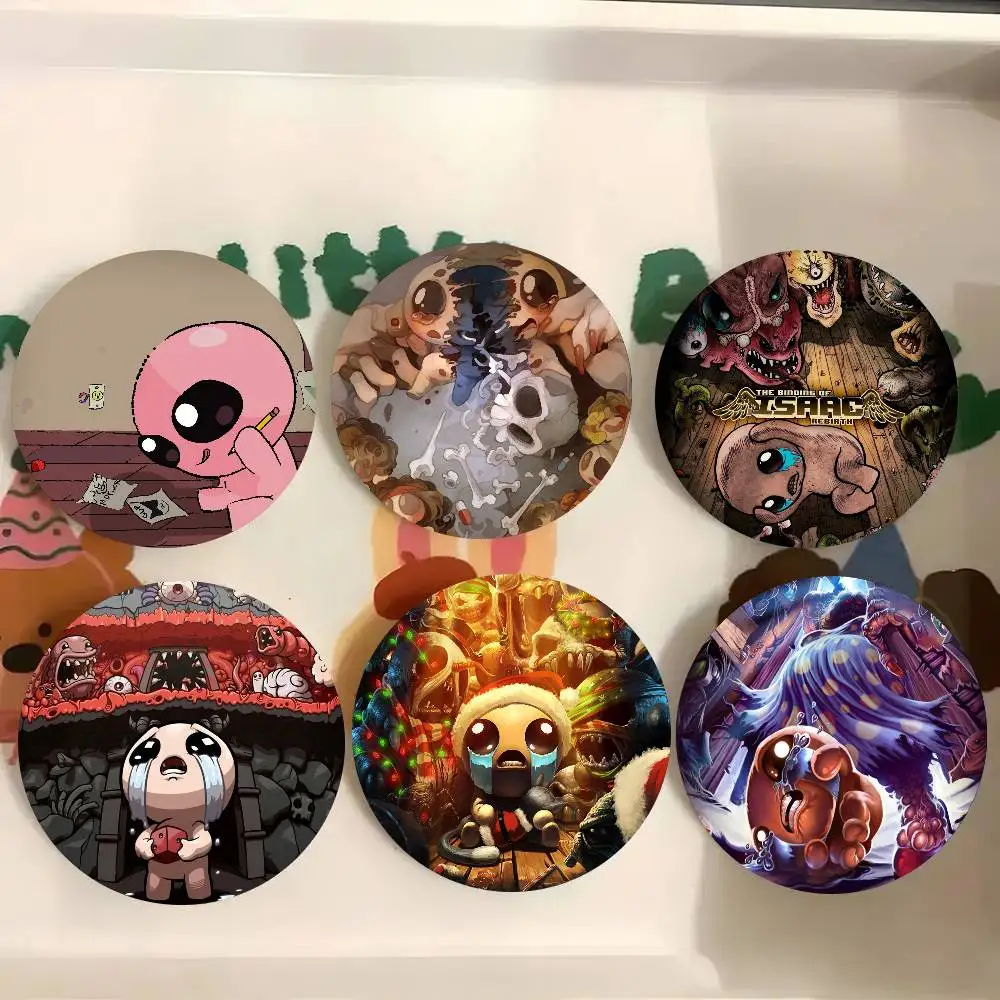 The Binding Of Isaac Classic Movie Cartoon Style Badge Brooches On Backpack Decoration Round Enamel Pins For Accessorys