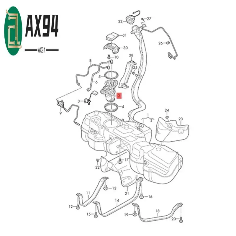 

AX94-1 PCS 4M0919087G 8W020131 Car Electric Fuel Pump Module Assembly White ABS Car Accessories For Q7 4M 3.0 2017-2019