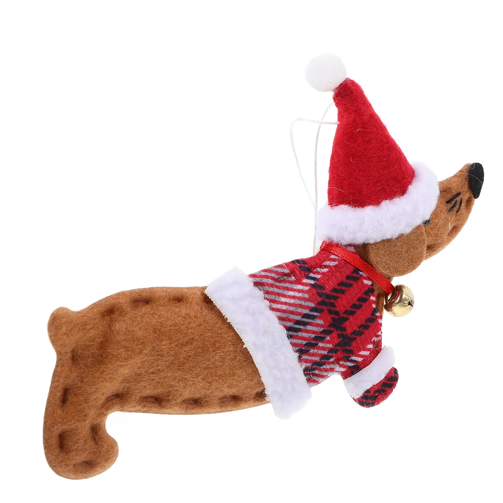 

Cute Badger Dog Hanging Ornament For Christmas Tree Xmas Decor Small Lightweight Supplies Festive Tree Decoration