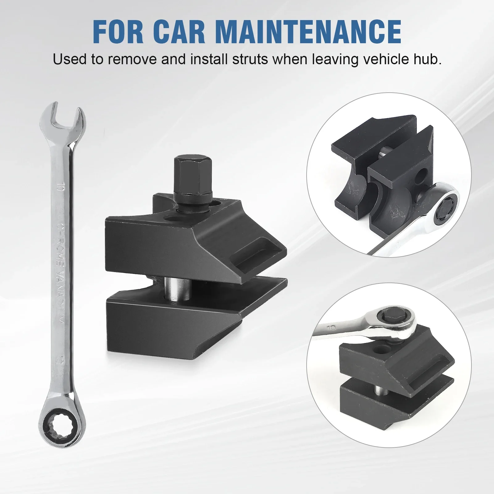 Universal Suspension Strut Split Hub Steering Knuckle Spreader Tool for Volkswagen Audi BMW Ford Peugeot 1/2 inch Driver Tool
