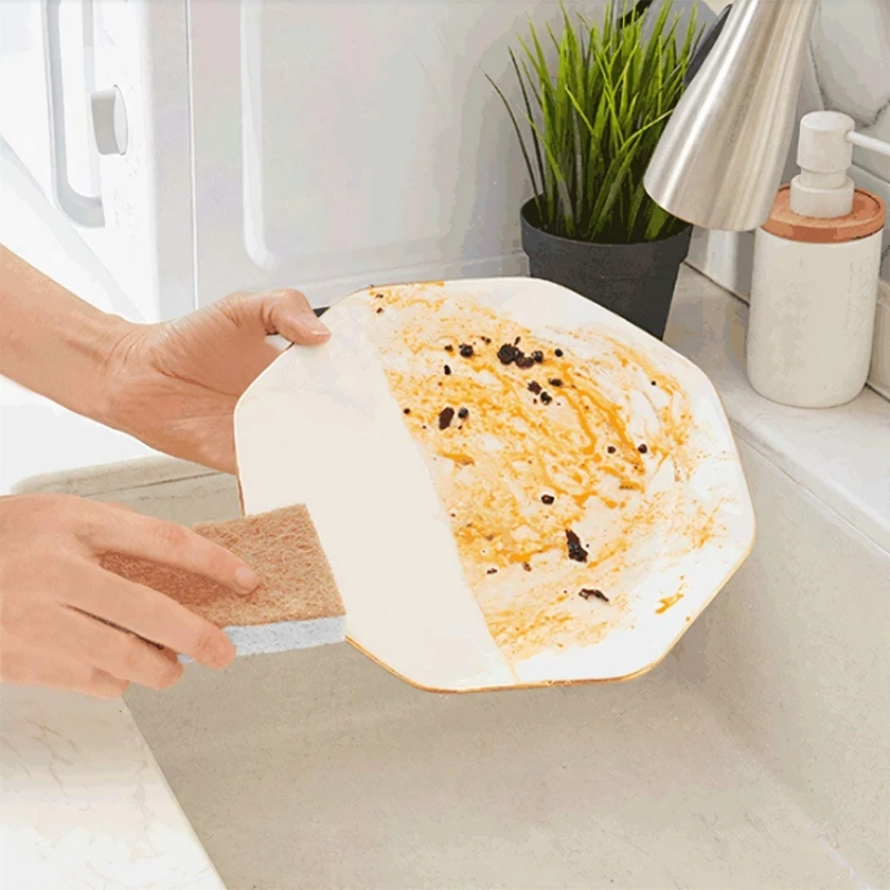 Cleaning Brush Cleaning Products For Home Microfiber Kitchen Eco Friendly Sponge Cleaning Brushes Coconut Palm Material Best