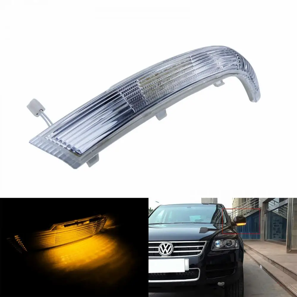 

Left Side Front Wing Door Mirror LED Turn Signal Light For VW Touareg 2003-2006