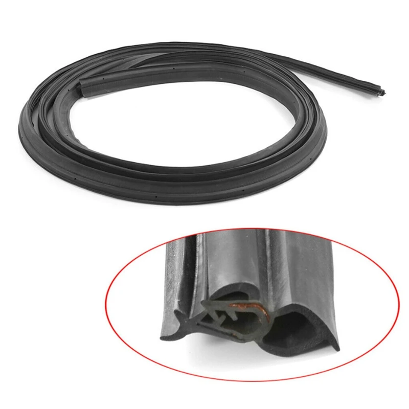 Car Front Left Door Seal Driver Side Waterproof Rubber Seal For Transporter T4 T5 MK4 1990-2003