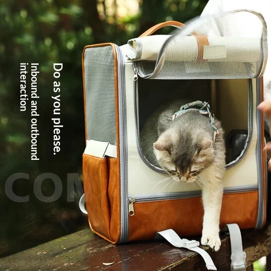 Transportín mochila transpirable para gatos Ragdoll y perros - imagen 4