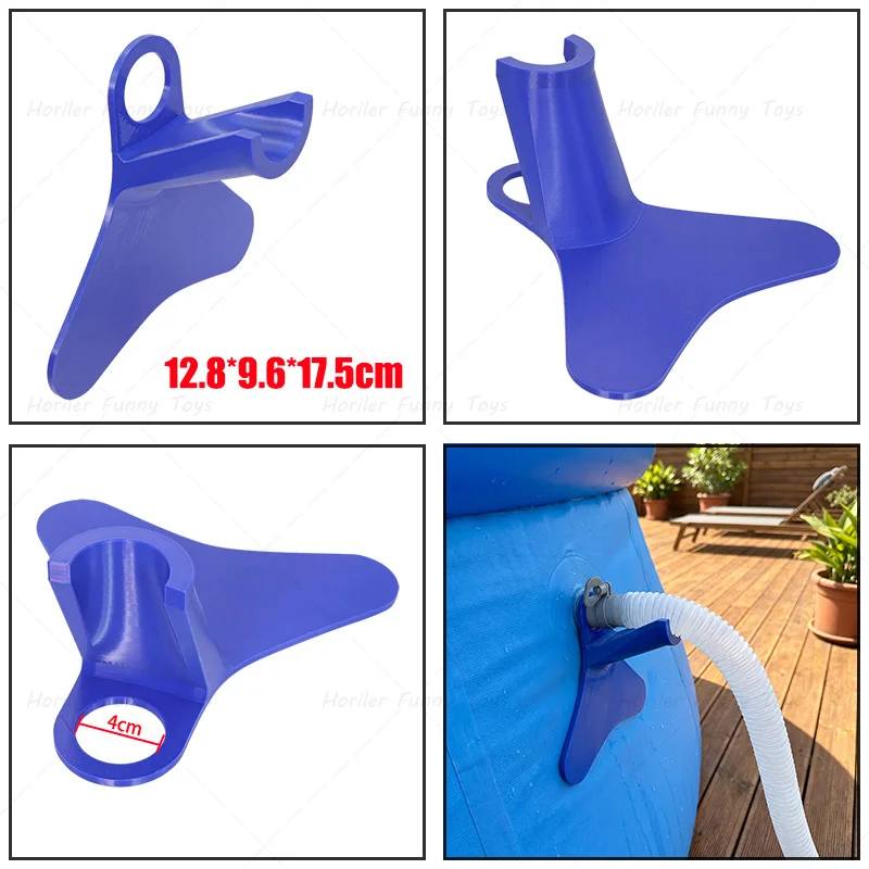 3D Printed Water Pipe Fixing Bracket Pool Hose Holder Inflatable Swimming Pool Drainage Hose Support Clamp Prevent Hose Falling