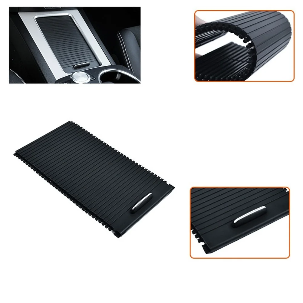 

Suitable For Mercedes-Benz GLK Cup Holder Pull Plate, GLK350 X204 Center Console Armrest Box Zipper Roll-up Cover Accessory