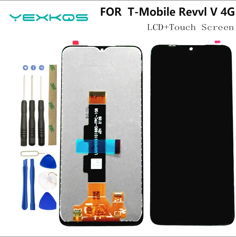 Original For T-Mobile REVVL V 4G LCD Display Screen Touch Panel Digitizer For T-Mobile REVVL V 4G Display Replacement