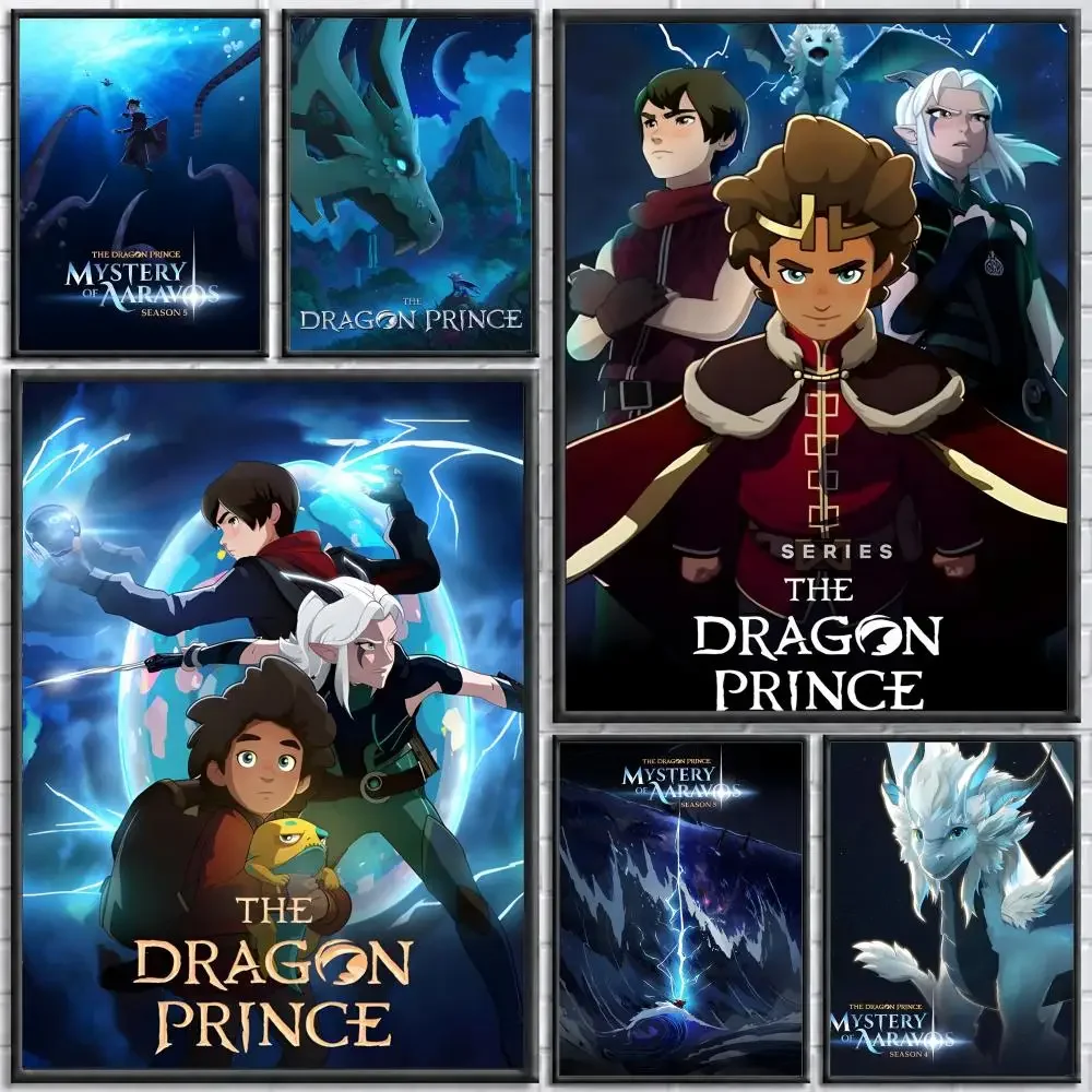 TV Series The Dragon Prince Poster Poster Wall Sticker Waterproof Self Adhesive HD Art Bedroom Bar Decor