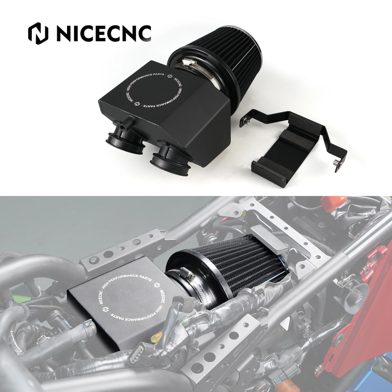 

For Yamaha Tenere 700 2022-2024 2023 NICECNC Air Filter Box Assembly Air Cleaner Case For Tenere 700 Accessories BW3-14401-02-00