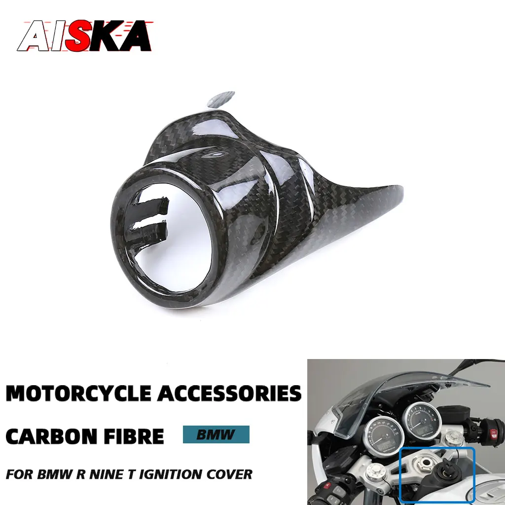 

Carbon Fiber Key Ignition Lock Cover Guard Protector Motorcycle Accessories For BMW R nineT Scrambler/Pure/Urban G/S 2014 - 2022