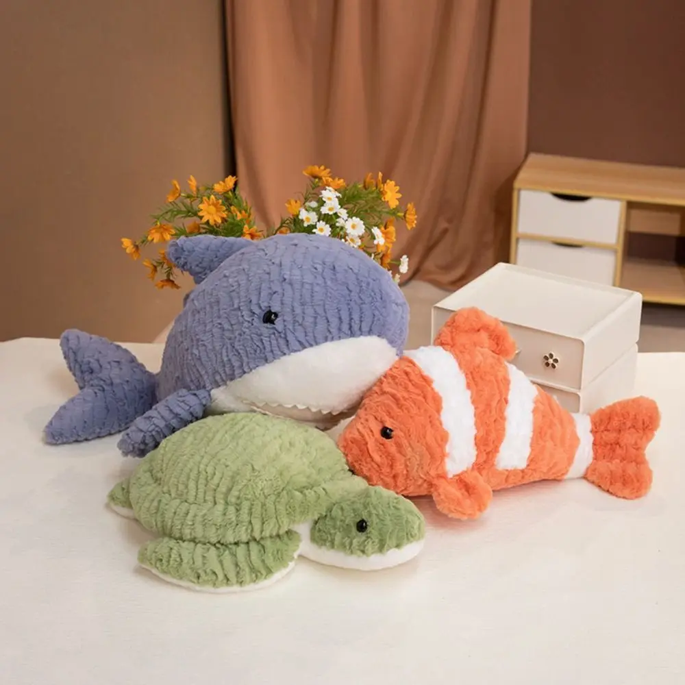 

Морские животные, клоун, рыба, плюшевые игрушки, коллекция омаров, морская черепаха, мягкая кукла, милая подушка в виде осьминога с животными