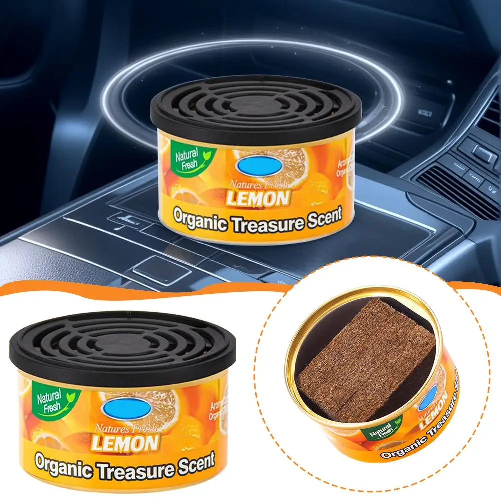 Car Flavoring Perfume Wood Blocks Lavender Bubble Gum Cherry Flavor Cans For Car Interior Odor Removal Air Freshener Supplies view 5