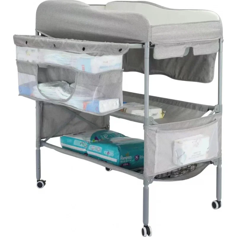 Portable Multi-Functional Foldable Baby Diaper Changing Table Baby Touching Table Diaper Changing Mobile Newborn Care
