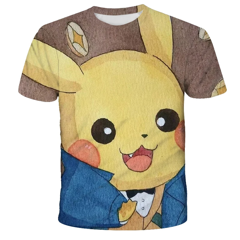 Crianças juventude camiseta estilo moda manga curta camiseta impressa padrão dos desenhos animados casual juventude e crianças camiseta