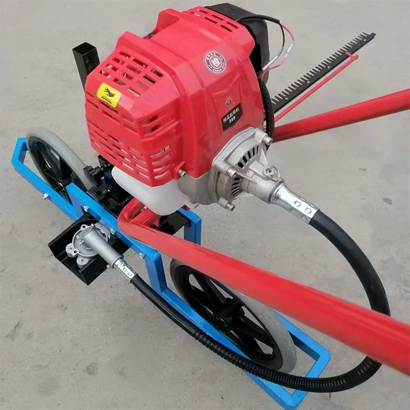 Push-Behind Lawn Mower, Four-Stroke Mower, Push-Behind Ground-Level Leek Harvester, Herbal Plant Harvesting Tool