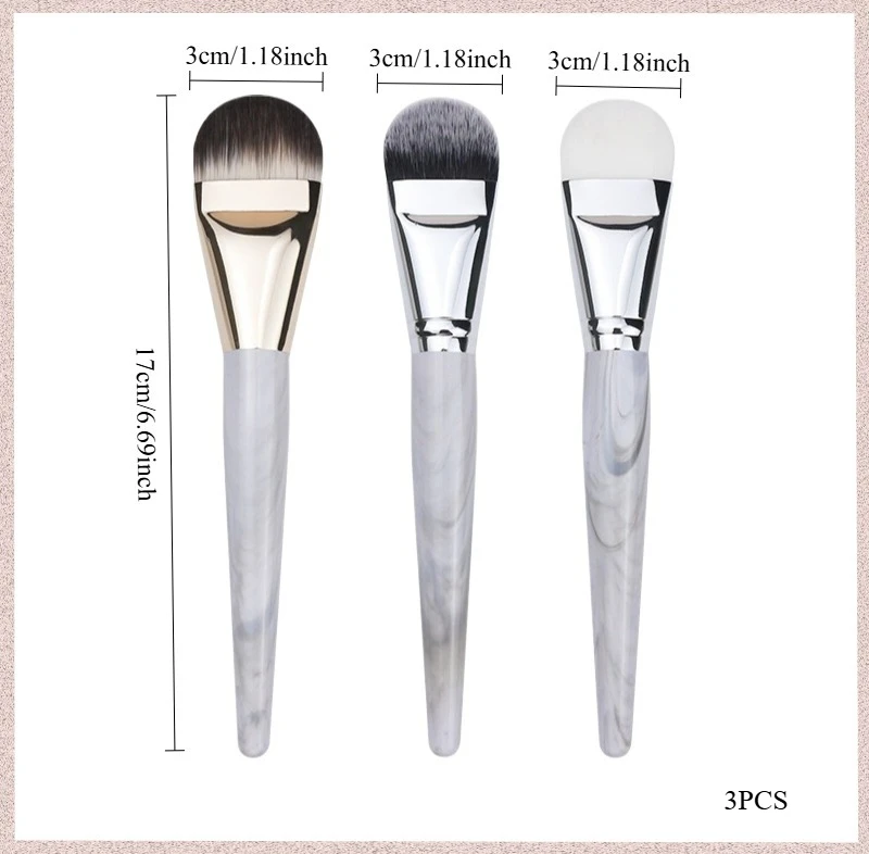 Blush Brush Angled Contoured for Flawless Face Foundation Liquid Cream Cheek Makeup Multitask  Cosmetic Beauty Makeup Tool