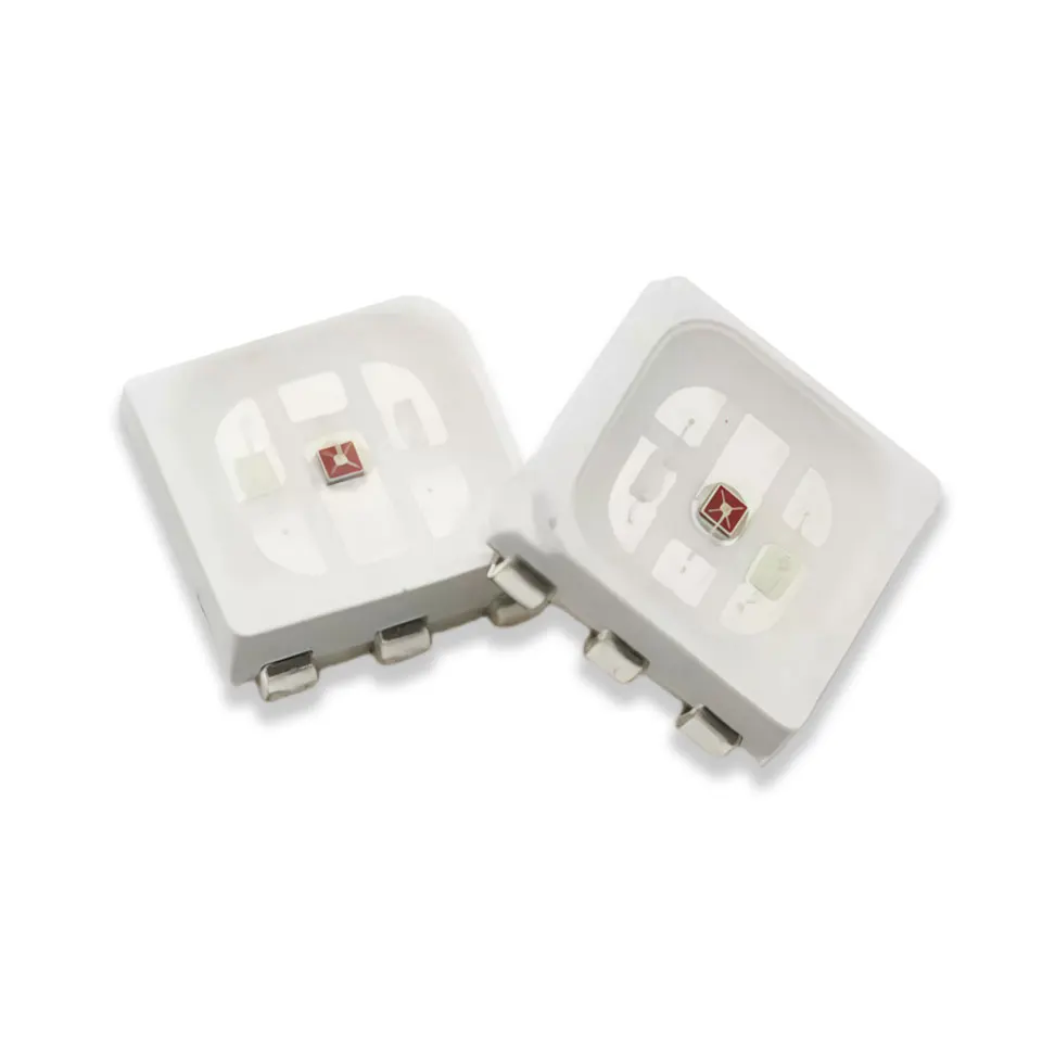 50Pcs High Brightness 0.6W Full-color 3030 RGB LED Beads Photography Fill Light Stage Light Red Green Blue Copper Bracket Light