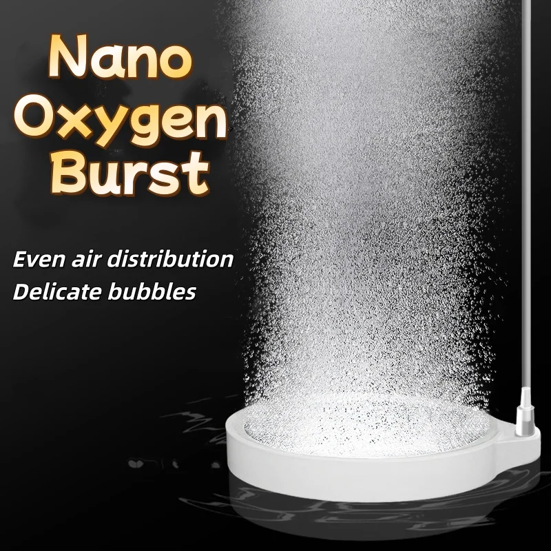 Nano Disc Air Stone Bubble Diffuser Fine Bubble Oxygen Aerator For Aquarium Fish Tank Hydroponic Mini Air Pump Accessories - view 2