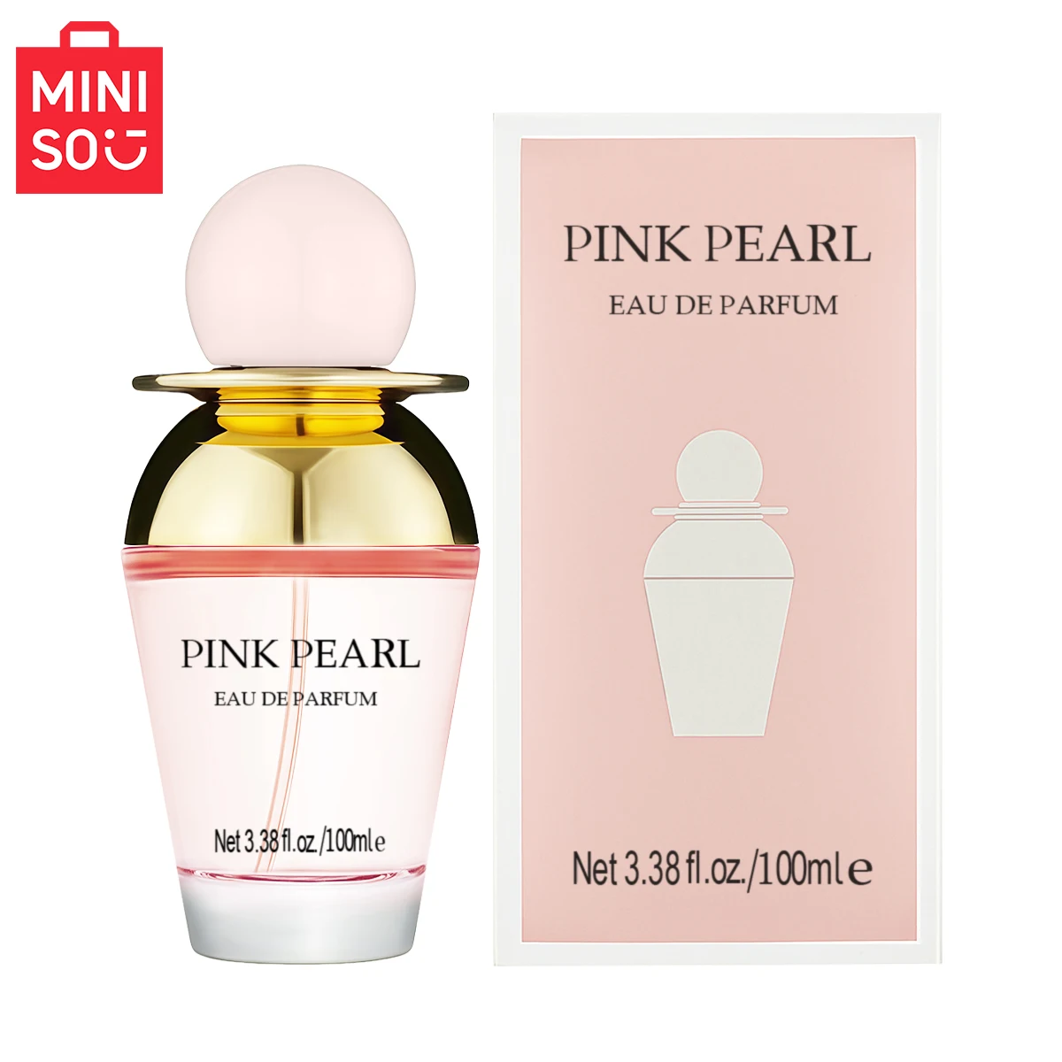 

MINISO Brand Women Perfume Original 100ml Luxury EDP Long Lasting Floral Fragrance Spray For Woman DAY Gift Pink Pearl