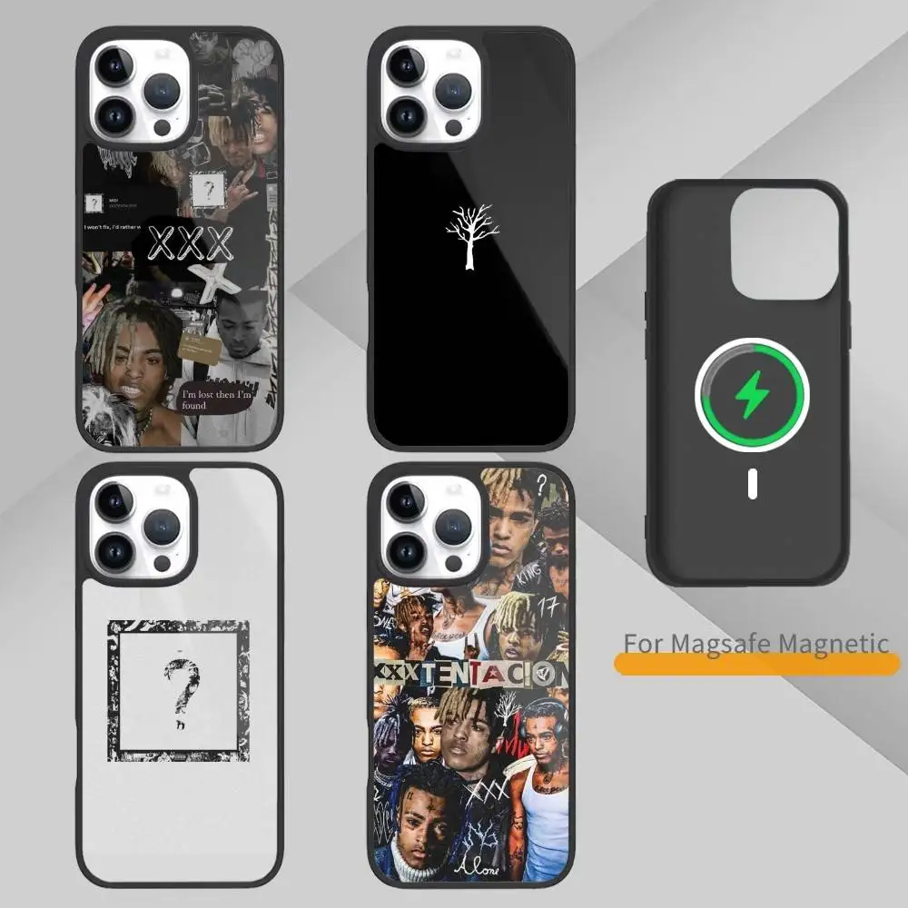 

Rapper X-XXXTentacionS Phone Case For iPhone 14,16,15,13,17,12,Plus,Pro,Max Magnetic For Magsafe Frosted Cover