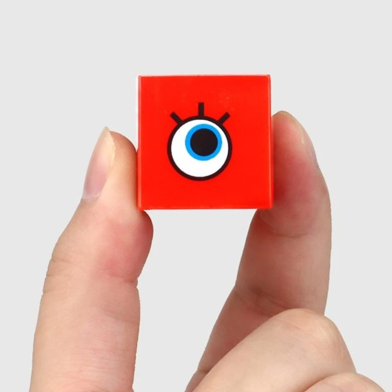 Expression Puzzle Building Cubes Face-Changing Plastic Cube Block Matching Game Logical Thinking Toy 15UB