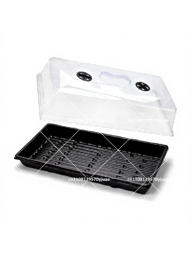 Durable Plastic Seed Starting Tray with Cover for Vegetable Plant Germination Nursery