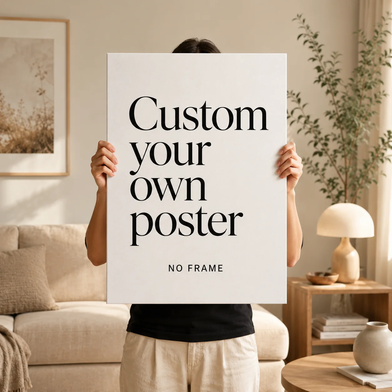 Home Textiles Photos - โปสเตอร์ภาพถ่ายส่วนตัว งานศิลปะติดผนังแบบกำหนดเอง ภาพพิมพ์บนผ้าแคนวาสแบบไม่มีกรอบ ตกแต่งภาพครอบครัว สัตว์เลี้ยง คู่รัก