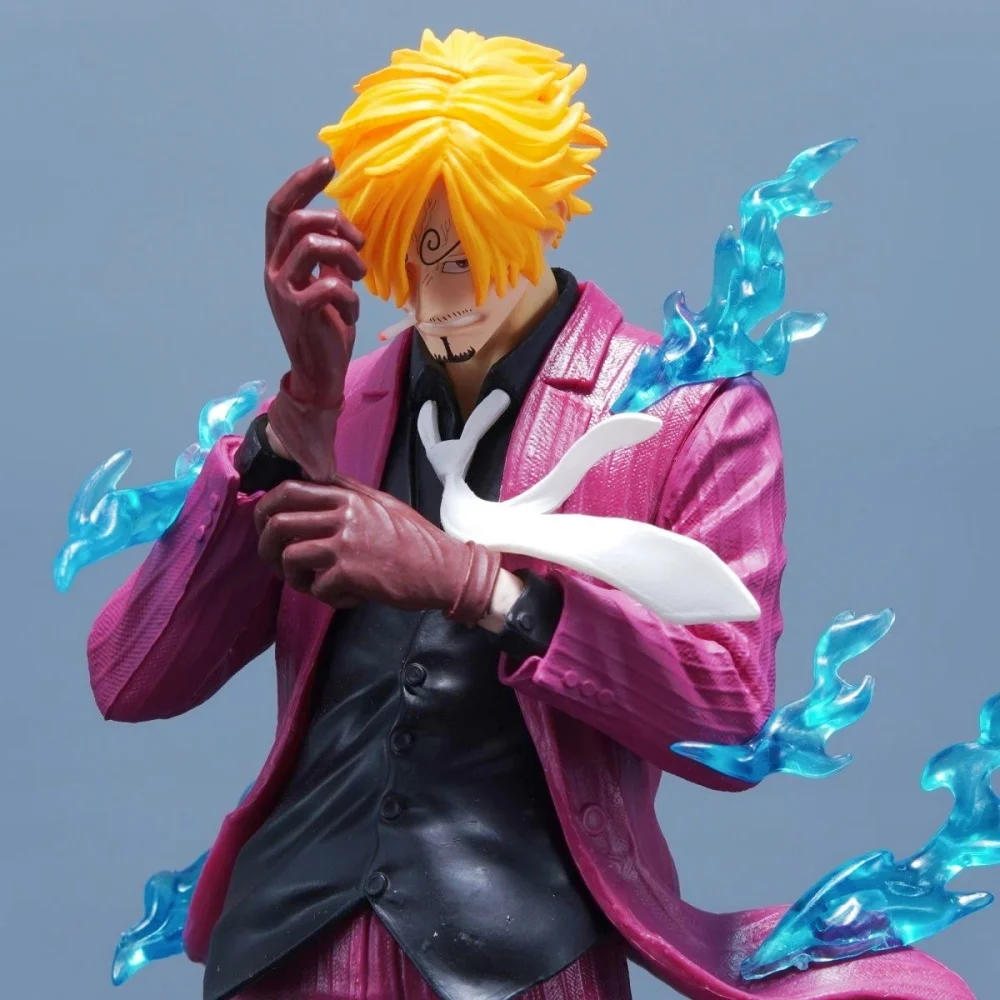 24 cm/9,45 pouces Anime une pièce Figure Sanji figurines d'action Pvc Statue bureau ornement Collection modèle jouets cadeaux