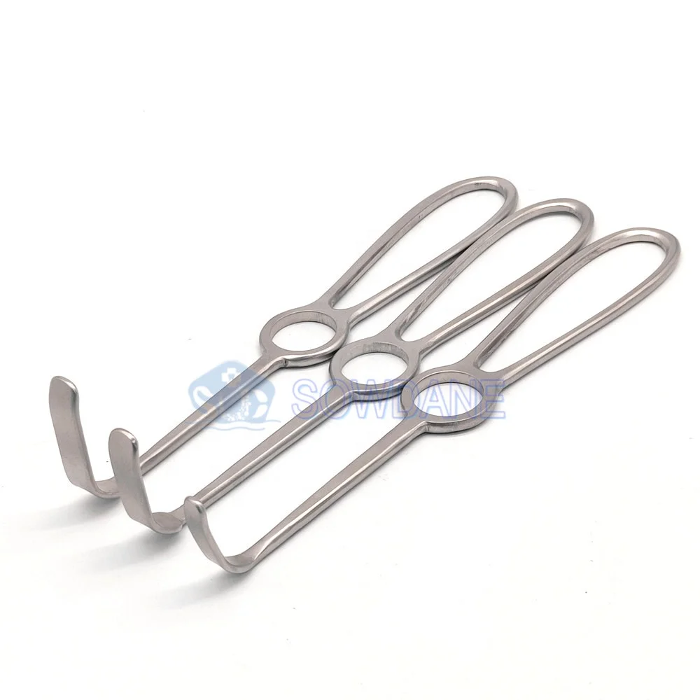 Y Lab Retractor Kocher-Langenbeck Retractor Cheek Tissue Surgery Retractor Stainless Steel Lab Instruments Tools