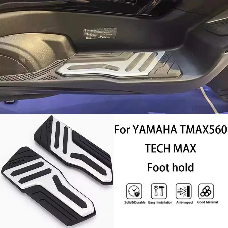 

MTKRACING For YAMAHA TMAX560 TECH MAX 2022-2024 Motorcycle pedal anti-skid foot pad foot pedal