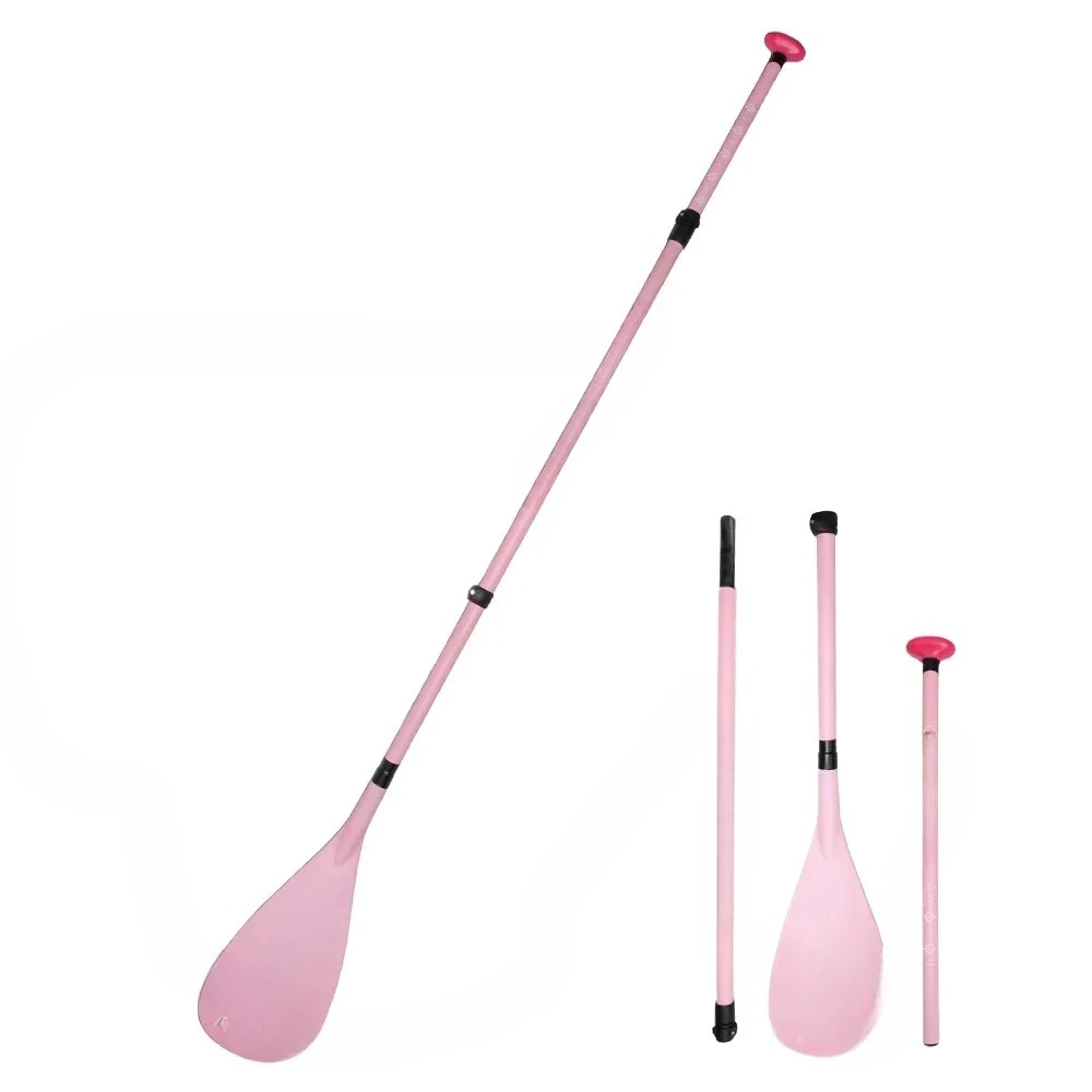 Glass Fiber SUP Paddle Surfing Paddle 72 -87'' Boat Oars Double Lock  Weight 3 Parts