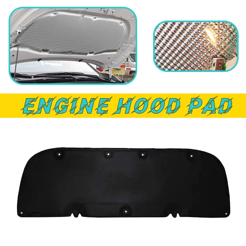 

Car Engine Hood Pad For Toyota RAV4 XA40 2013-2018 2014 2015 2016 2017 Heat Insulation Cotton Fireproof Covers Sound Accessories