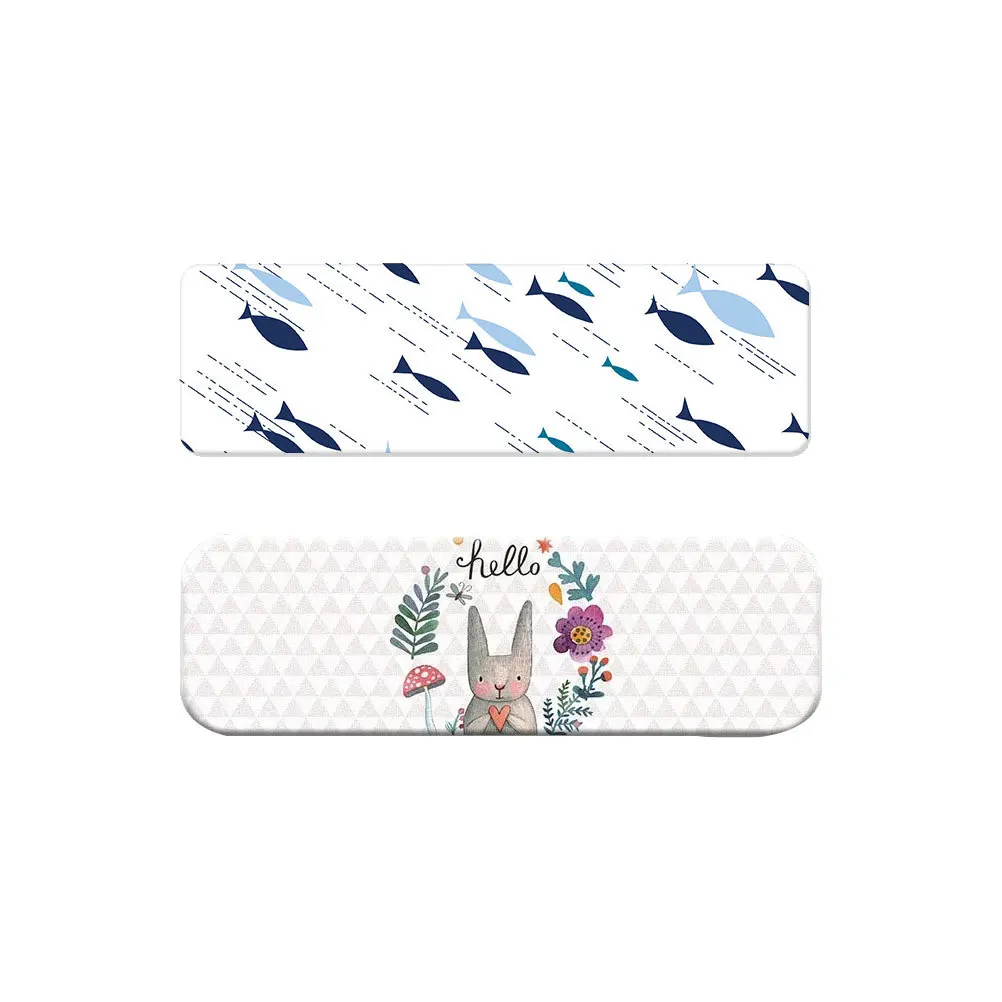 

1Pcs Diatom Mud Washbasin Mat Absorbent Non-Slip Quick Dry Plant Pattern Bathroom Kitchen Soap Dish Mat Diatom Cushion