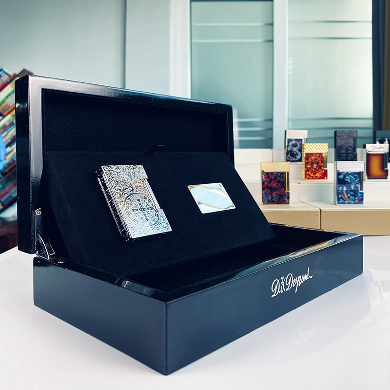 Ping Sound Commemorative Edition Luxe butaanaansteker Enkele en dubbele vlam Natuurlijke verf Sigarettenroker's Choice 11808