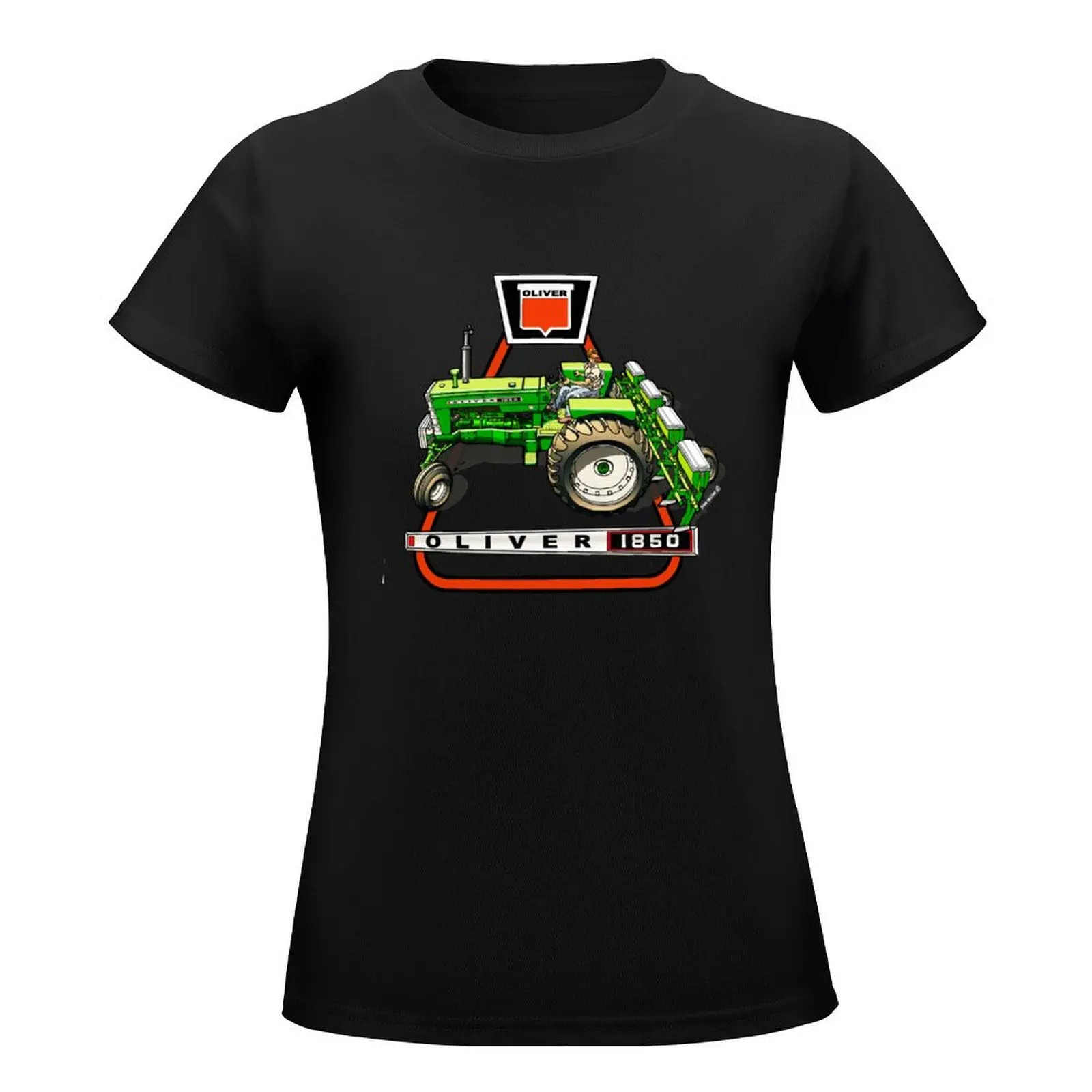 Oliver 1850 Tractor T-Shirt aesthetic clothes anime clothes spring clothes Women 2024