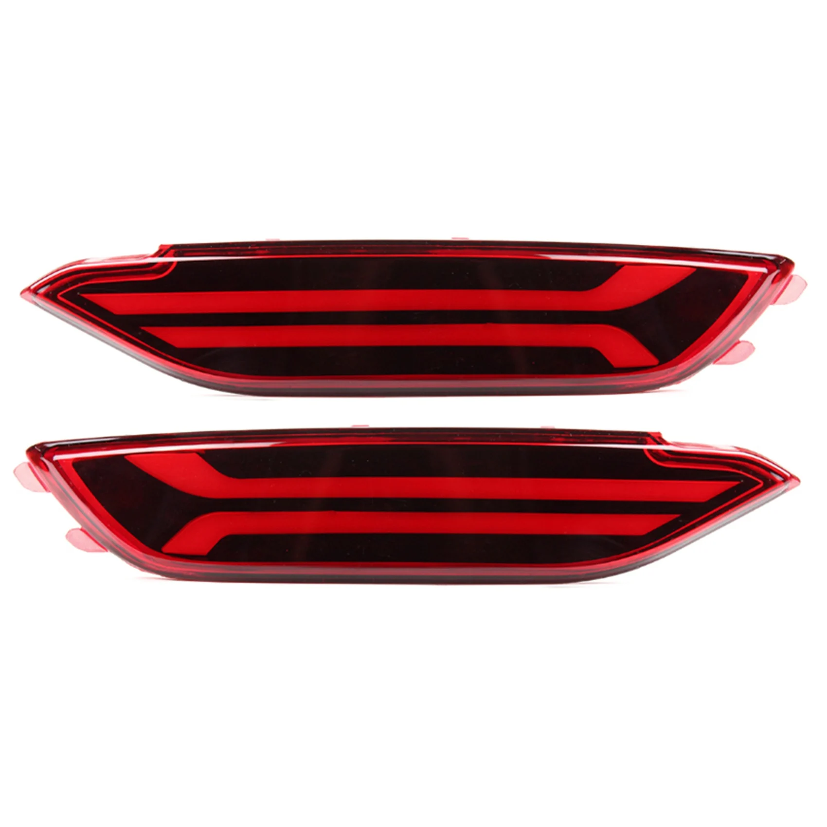 

1Pair LED Rear Bumper Lights Driving Brake Tail Lamp Rear Bumper Reflector Light for Hyundai Tucson 2016-2018