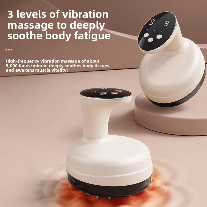 

Smart EMS Meridian Massage Brush, 2-in-1 Electric Gua Sha & Body Scraping Tool with Pulse Technology, Home Use