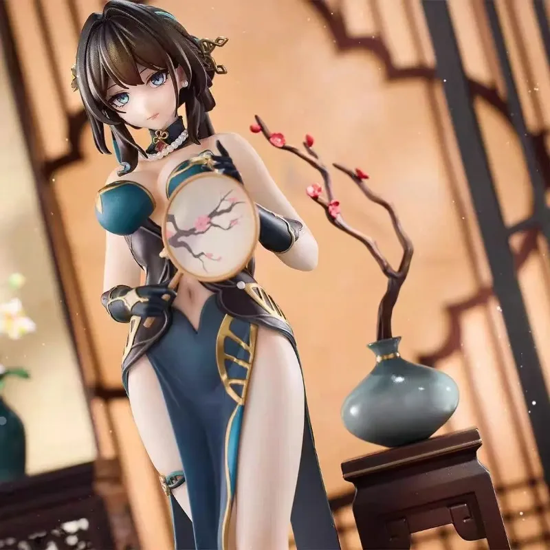

В наличии 25 см Honkai: Star Rail Ruan Mei China Cheongsam Ver. Игрушки для девочек, китайское аниме, ПВХ, фигурка, игра, коллекционная кукла