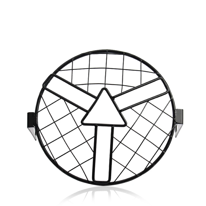 Motorrad Universal Vintage Scheinwerfer Schutz Retro Grill Licht Lampe Abdeckung Für Harley Ducati Chopper Yamaha Cafe Racer