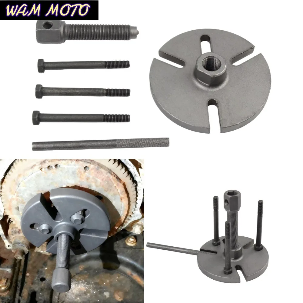 Motorcycle Flywheel Rotor Magneto Puller Set for Snowmobile ATV PWC Lawn Repair Tools Universal