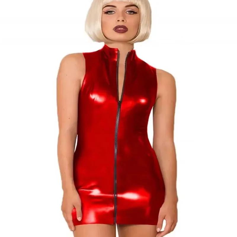 plus size red faux leather dress Plus Size Leather Dress