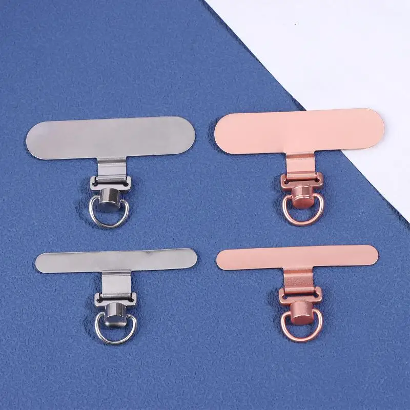 【面白い】1個入りメタル製携帯電話ストラップガスケットパッチ、取り外し可能な携帯電話ロープカードクリップ、ユニバーサル紛失防止携帯電話ストラップホルダーアダプター