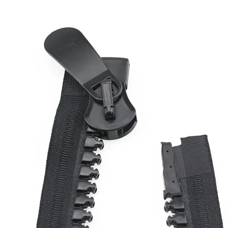 20# Resin Zipper 20-70cm Extra Large Open-End Zippers For Sewing Coat Jacket Tent Zips Closure Repair Kits Garment Accessories