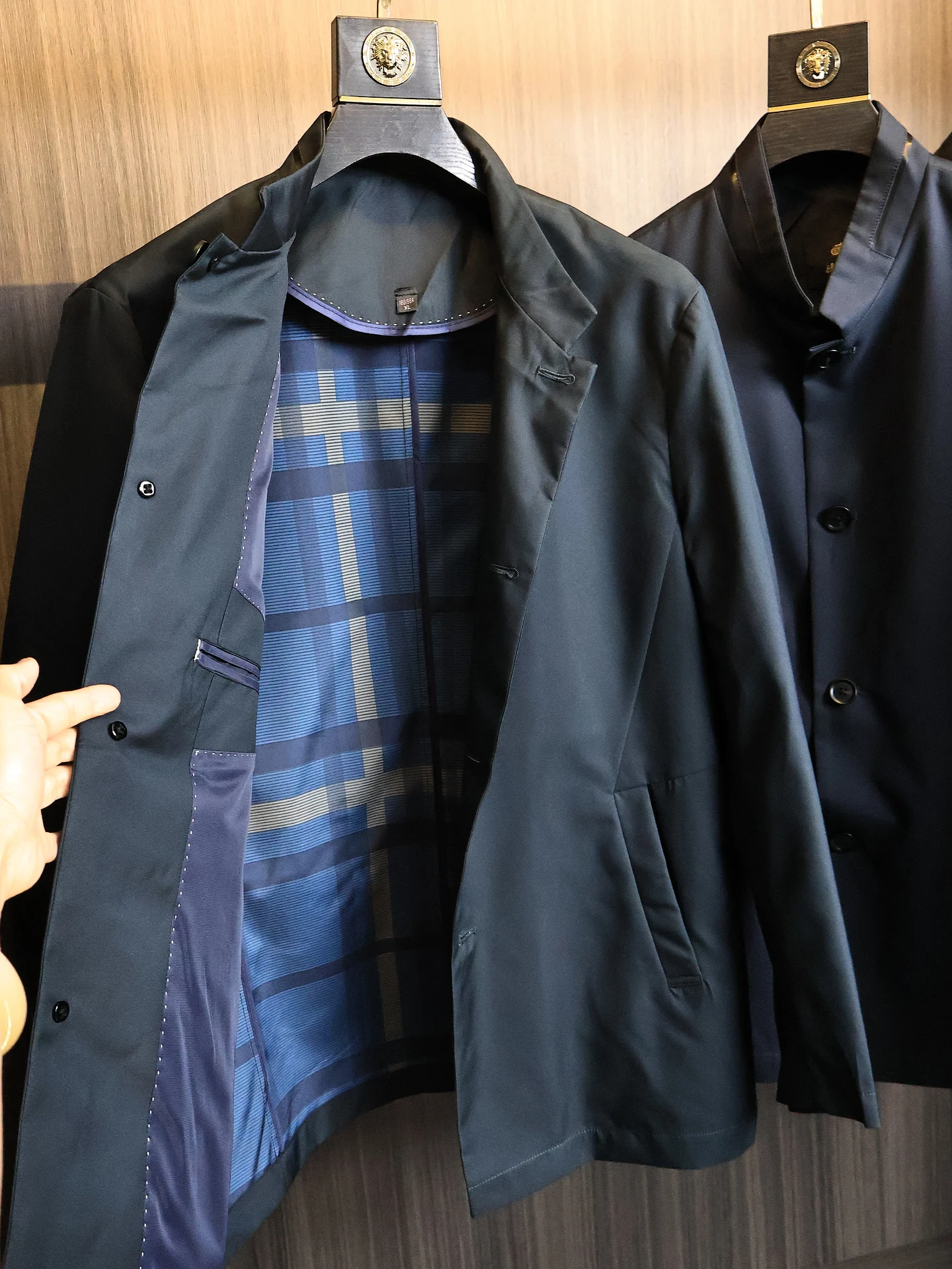 Anti-Wrinkle! Business Casual! Men's Windbreaker Jacket Loose Fit Stand Collar Spring Autumn Versatile Commute Outerwear Top