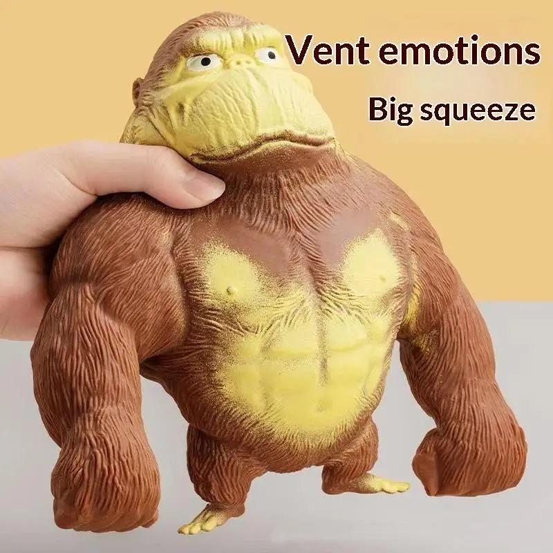 【BS】Stretchy  Gorilla Fidget Toy Slow Rebound Perfect For Stress Relief Home Office Kids Adults Gift
