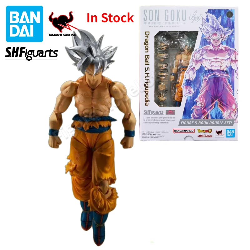 

In Stock Bandai S.H.Figuarts SHF Dragon Ball Vjump 15th Ultra Instinct Goku Toyotaro Edition Anime Action Figure