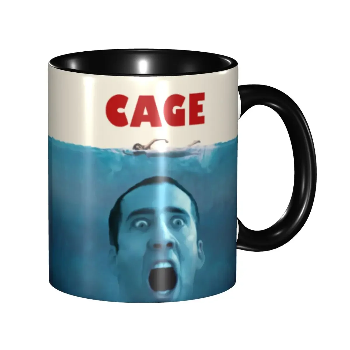 Funny Nicolas Cage Coffee Mugs DIY Customized Ceramic Milk Tea Mug